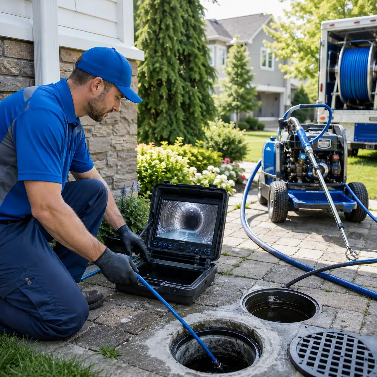 Outdoor drain cleaning professionals serving Greenville, PA